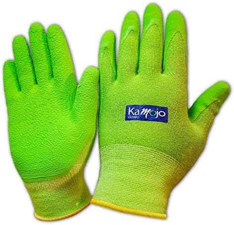 Bamboo Gardening Gloves (2 Pairs Pack) Ultra-Premium for Men &amp; Women. Breathable to Keep Hands Dry &amp; Textured Grip to Reduce Slipping in Garden by Kamojo (Extra Large)