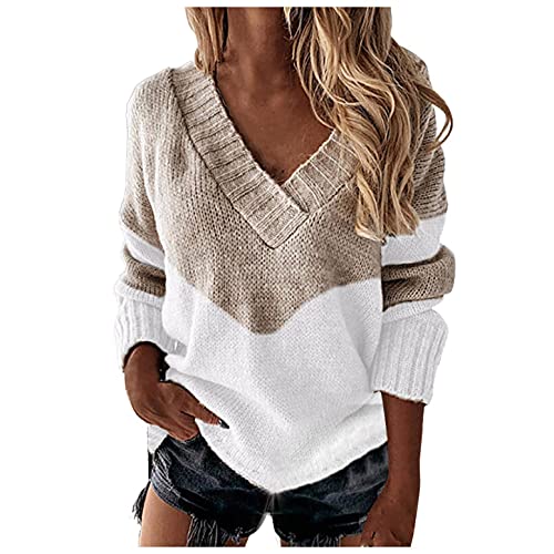 HULKAY Women's Casual Sweater Pullover Winter Basic Sweatshirt