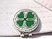 Four Leaf Clover Rub For Luck Golf Ball Marker and Magnetic Hat Clip