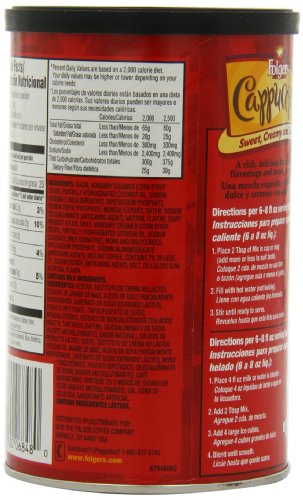 Folgers French Vanilla Cappuccino Mix - Image 6