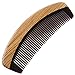 Breezelike Hair Comb - Wooden Fine Tooth Comb for Women, Men and Kids - No Static Sandalwood Buffalo Horn Comb