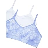 MaidenformGirlsSeamless Ruched Crop BraSerenity Tie-dye/WhiteMedium