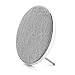 Fashion Bluetooth Speakers M16 for Birthday Gifts, JONTER Fabric Wireless Bluetooth 4.2 Round Speakers : [UPDATE VERSION] Alloy Housing,Enhanced Bass, Hands-Free, 15H Playtime - (Silver)