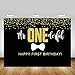 Mocsicka Mr Onederful Backdrop Boy's First Birthday Photography Background 7x5ft Vinyl Black Tie 1st Birthday Party Backdrops