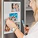 Wind & Sea Magnetic Picture Collage Frame for Refrigerator, 2-Pack, White