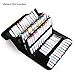 80 Holders Marker Pen Case for Permanent Paint Marker, Dry Erase Marker, Repair Marker Pen, Color Highlighter, Markers Carrying Bag (Black)