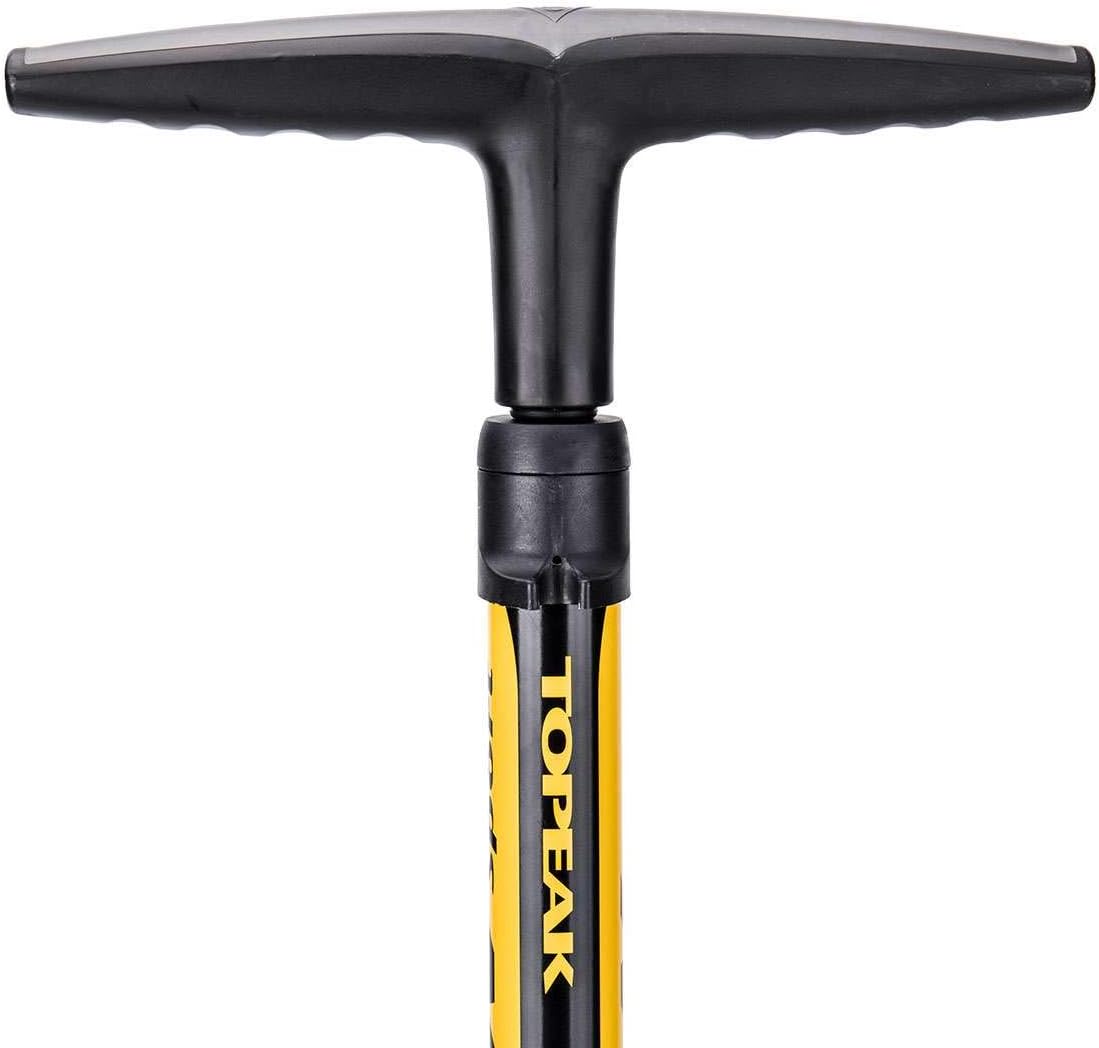 Topeak Joe Blow Sport III High Pressure Floor Pump, Frustration Free Packaging Yellow, 29.1 x 9.8 x 7.3 inches : Sports & Outdoors