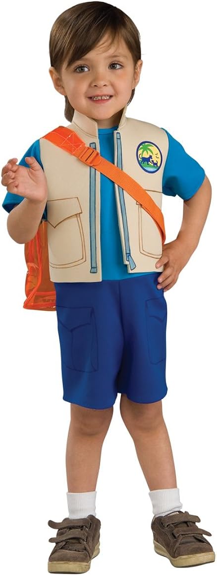 Amazon Com Nick Jr Dora The Explorer Child S Diego Costume With Backpack Small Clothing