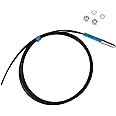 BOJKEON FU610 Fiber Optic Sensor,Diffuse Reflective Digital Fiber Optic,1m Line Length,M6 Sensor Probe