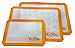 Rina Bakeware - Silicon Baking Mat - Set of 3 - Non Stick - Food grade - BPA free - High temperature range - cookware set (2 of 16.5
