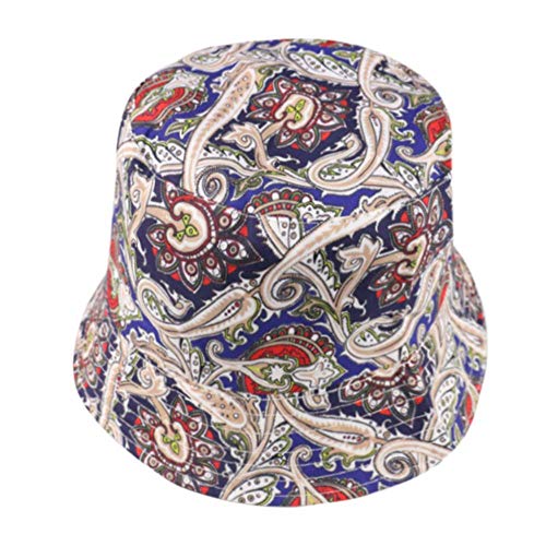 LZJZB Fischerhut,Bucket Hat Baumwolle Unisex Faltbar Anglerhut Zum Wandern Camping Reisen Angelnfischerhut – Bild 4