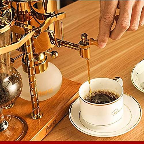 Yaluo サイフォン式 コーヒーメーカー ベルギー ローヤルファミリー ゴールド