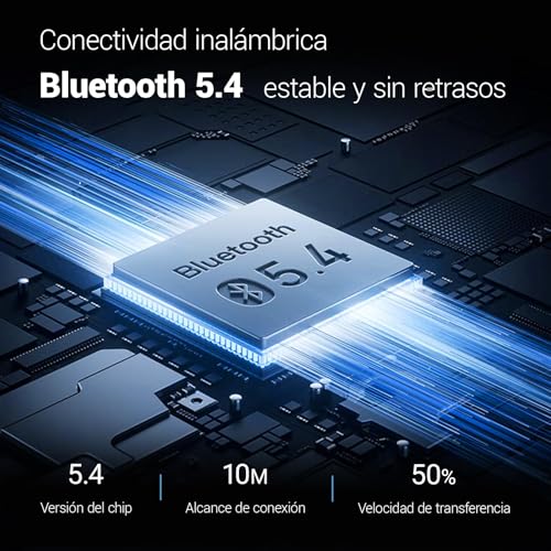 JDF3CISH Mini Adaptador Inalámbrico, Adaptador CarPlay 2 en 1, Conversión Instantánea de Cable a Wireless, CarPlay y Android Auto 2025, Enlace Automático, para iPhone y Android con Puerto USB/USB-C