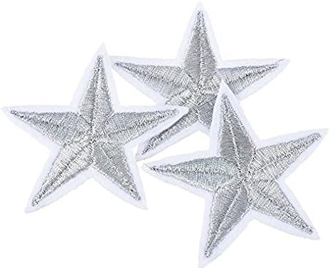 Nroom Reversible Design of Clothing Decoration, Sequin Patch, Letters, Stars, etc. Size 4.5 * 4.5cm