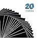 VersaChalk Vinyl Chalkboard Sheets 12 x 12-inch - Vinyl Chalkboard Sheets for Cricut, Xyron, Pazzles, Silhouette, Robo Craft, Decals, Printers, Stickers, Banners, Signs. (20 Pack)
