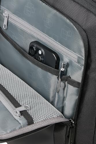 Take2Cabin Pro - Ryanair/Wizz Air/Vueling Kabinentasche (40 x 30 x 20 cm, 26,5 l, 0,60 kg) - Untersitz-Handgepäck, Flugzeug-Rucksack S/M Untersitz - Schwarz (Flash Black)