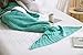 Rongbenyuan Mermaid Tail Blanket Crochet and Mermaid Blanket for Adult,Summer Super Soft Sleeping Bags, 71