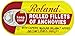 Roland Foods Rolled Anchovies Packed with Capers and Olive Oil, Wild Caught, 2 OZ Can