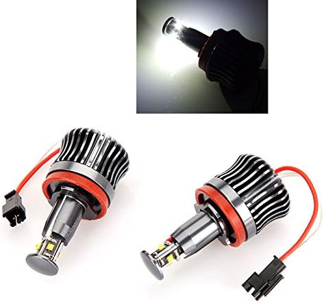 2*20W H8 CREE R4 LED Angel Eyes Halo Bulb Light for BMW E92 E93 E90 X5 White Error Free