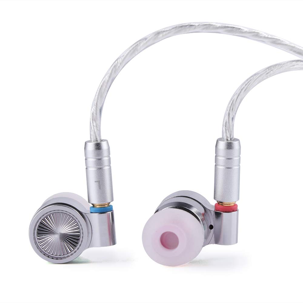 Photo 1 of Linsoul TIN HiFi T4 10mm Carbon Nanotube Dynamic Driver in-Ear Monitor Earphones, Ultra-Sleek Metal Housing, with Silver-Plated MMCX Cable