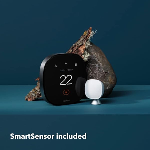 NEW 2022! ECOBEE SMART THERMOSTAT PREMIUM WITH SMART SENSOR, SIRI OR ALEXA BUILT IN AIR QUALITY MONITOR
