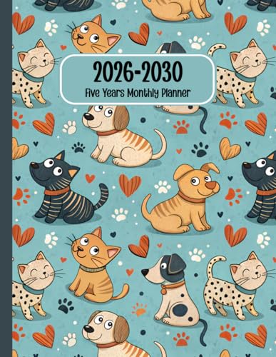 2026-2030 Five Years Monthly Planner: Designed for Scheduling, Appointments, and Daily Focus