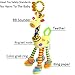 FOREAST Kids Handbells Rattles Toy Baby Soft Plush Toys Developmental Infant Birthday Present … (Yellow)