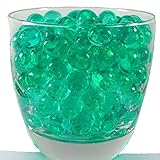 JellyBeadZ Brand - 1 Pound -Almost 30,000 Water Bead Gel -16 Ounce Heat Sealed Bag- Water Pearls Gel Beads- Weddings, Events, Centerpieces -Turquoise