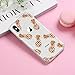 Coolwee for iPhone Xs Max Case Rose Gold Pineapple Floral Case for Women Girl Men Foil Clear Design Shiny Glitter Hard Back Case with Soft TPU Bumper Cover for Apple XS Max 6.5 inch Pineapple