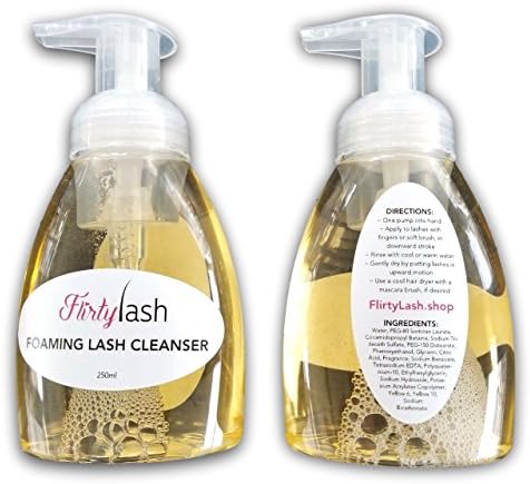 Eyelash Extension 3D Volume Foaming Lash Cleaner/Cleanser Professional Size 250ml. Gentle