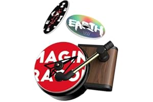 HSKLOCK NCElec Car Retro Record Player Air Fresh Clip Perfume Vent Outlet Diffuser Auto Decor