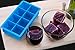 Ouddy Kitchen Fanatic Large Ice Cube Tray, One Size, z-Blue