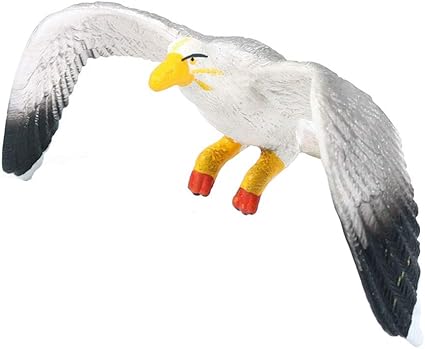 Flormoon Bird Toy Realistic Seagull 
