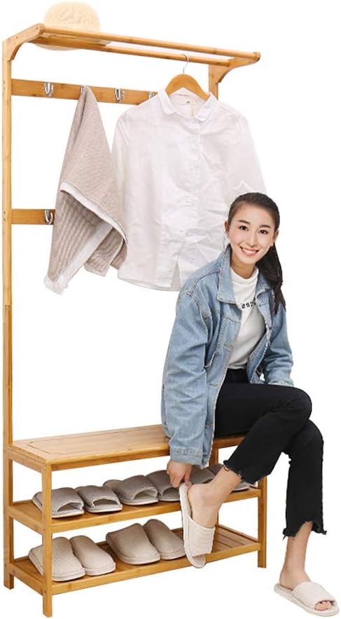 Amazon Com Coat Rack Coat Rack Floor Shoe Rack Hall Cabinet