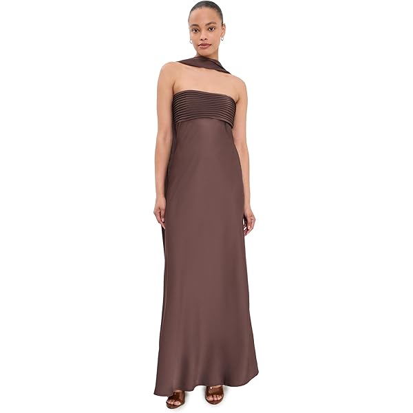misha sisal dress brown Misha Sisal Mesh Dress Espresso Brown Size S