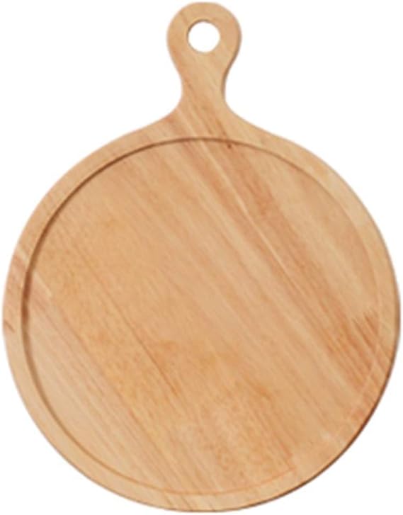 Pizza Plate Tray Pizza Board With Handle Pizza Pan Steak Plate Pizza Board Bread Plate Wooden