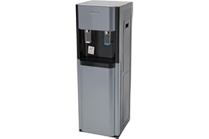 BAIODNB Bottom Loading Water Cooler Dispenser, 620W Hot Cold Water Dispenser for 5 Gallon Bottle, Water Dispenser with Heating and Cooling Functions (Dark Gray)