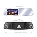 SmarTure 1296P Rear View Mirror Dash Cam with Backup Camera, 5