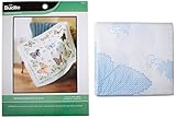 Bucilla Stamped Embroidery Kit, 45 by 45-Inch, 45178 Butterfly