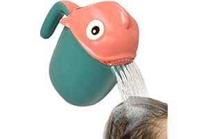 Bath Jug for Washing,Baby Shower Cup Bath Jugs, Baby Shampoo Rinse Cups, Multifunctional Lovely Washing Child Hair Rinse Cup 