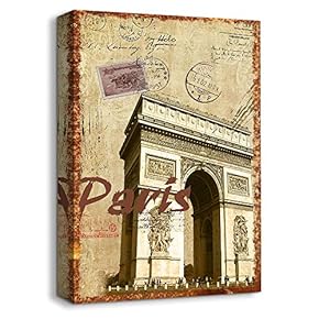 Canvas Wall Art for Living Room,Bedroom Home Artwork Rustic Paintings for Vintage Cafe Bar Pub - 12x18 inches