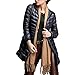 Women's Hooded Ultra-Lightweight Down Jacket Long Outwear Zip Puffer Coat