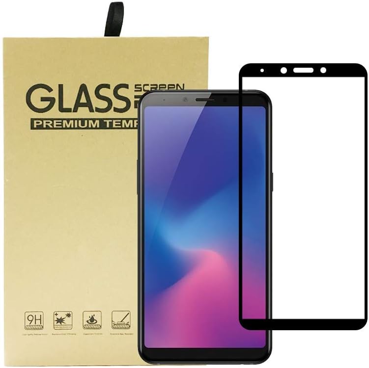 Xiaomi Mi 8 Lite Screen Protector, Xiaomi Mi 8 Lite Tempered Glass, 9H+ 3D Glass Screen [1-Pack] [ unfull Coverage ] [Anti Scratch] [Anti-Fingerprint] Bubble Free for Xiaomi Mi 8 Lite (Black)