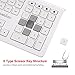 Perixx 11535 Periboard-806 Bluetooth Multi Device Keyboard for Mac OS X - White