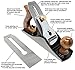 No. 4 Smoothing Bench Plane with 2-Inch cutter - Fully Adjustable Wood Hand Planer, Includes 2 blades