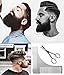 Beard Shaping Tool Kit for Men Beard Styles, Template, Comb, Beard Bib Apron for Shaving and Hair Clippings Catcher, Easy Disposal, The Perfect Gift for the Modern Man