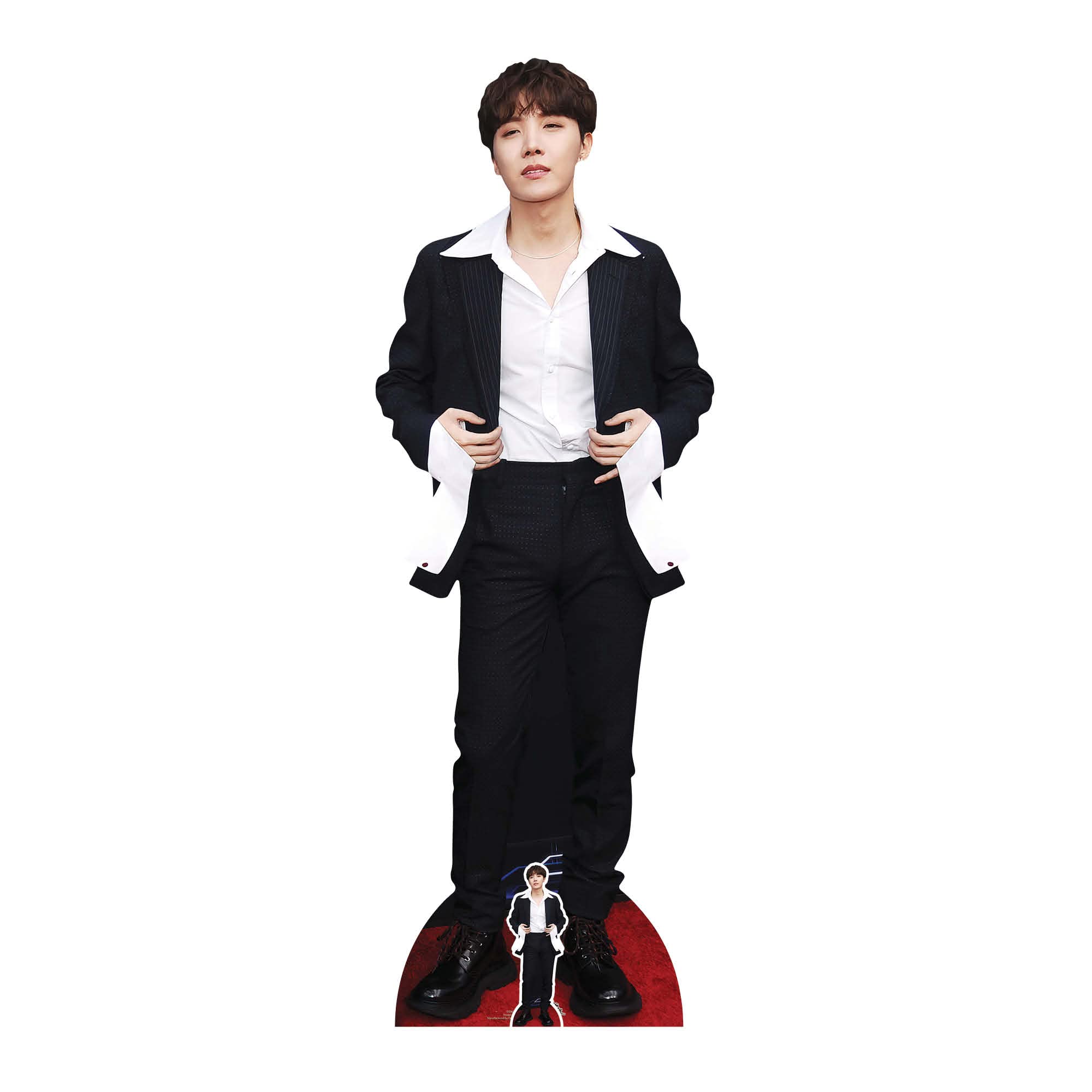 CS961 J-Hope Jung Ho-seok, Bangtan Boys Black Jacket Lifesize Cardboard Cutout With Free Mini — image 1