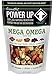 Gourmet Nut POWER UP 100% All Natural Health Mix Mega Omega Trail Mix Non-GMO, Vegan, Gluten Free, No Artificial Ingredients 14oz