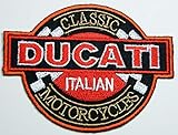 Ducati patches 10.8x8.5 cm Iron on Patch / Embroidered Patch This Appliques Are Great for T-shirt, Hat, Jean ,Jacket, Backpacks.