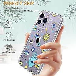 LUHOURI for iPhone 15 Pro Max Case with Screen